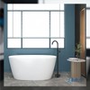 Aolemi Oil Rubbed Bronze Single Function Freestanding Tub Filler Floor