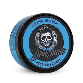 Don Juan Pomada Hybrido | A Base De Agua | Fijación Fuerte | Acabado Alto Brillo | 4 Oz