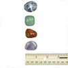 7 Assorted Tumbled Polished Stones in a Velvet Bag Chakra