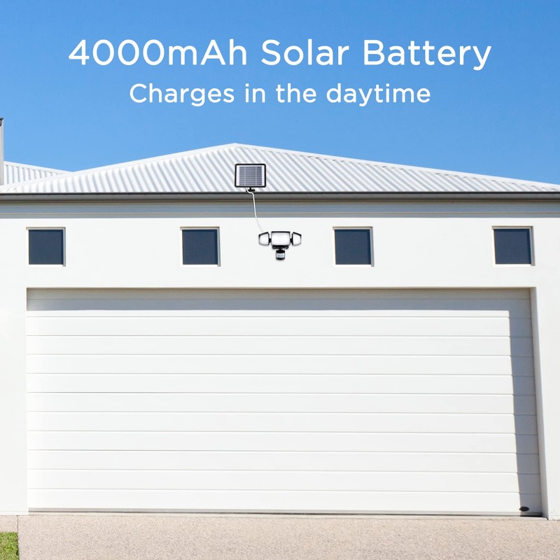 AWSENS Solar Security Lights Motion Outdoor, 1800LM, Solar LED Motion