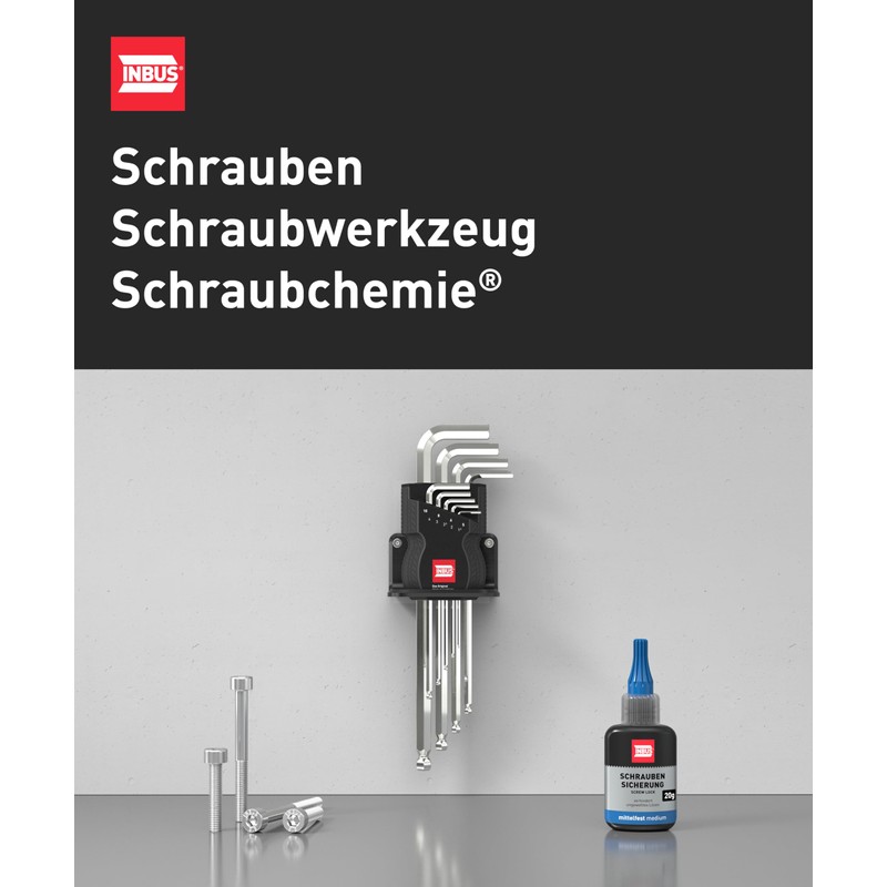 INBUS® 70082 T-Handle Screwdriver 5 mm with HybridTouch - Made