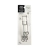 Kitchen Gloves Pinch for Hanging Cabinets, Stainless Steel, Load Capacity