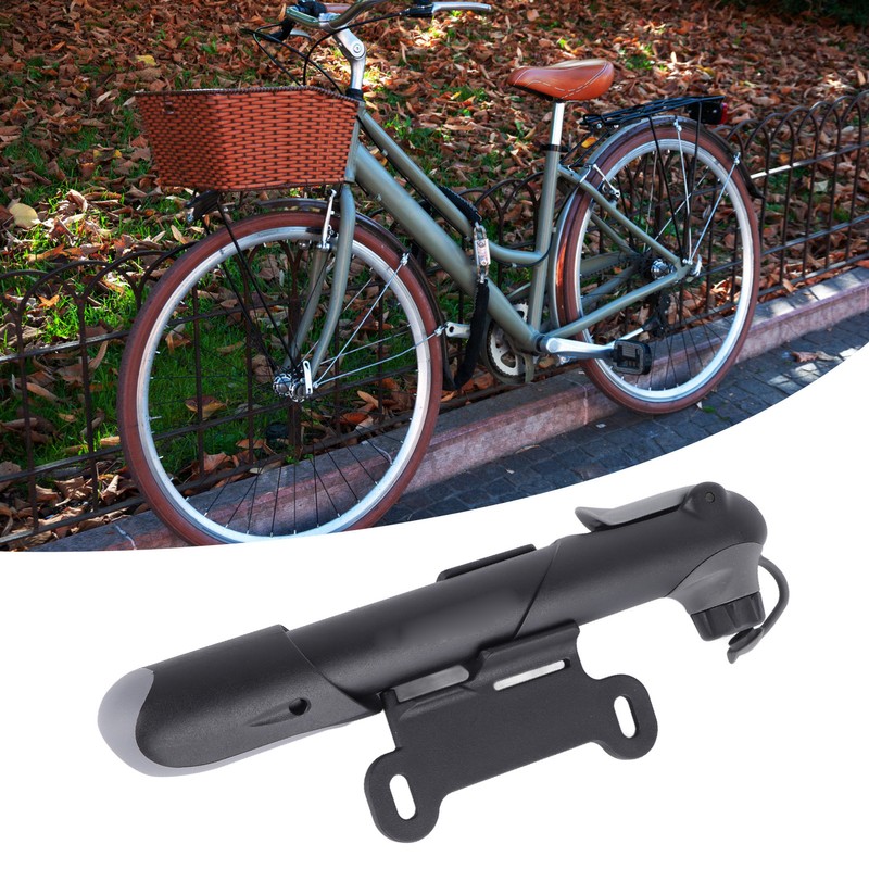 Portable Bicycle Pump High Pressure Fixing Strap Lightweight Pump Inflator