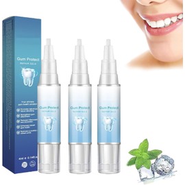 Neslemy Gum Shield Therapy Gel, Gum Repair Treatment Gel, Dentizen Gum Therapy Gel, Teeth Whitening Essence Pen, Deeply Cleaning Gums, Enhances Overall Gum Health (3pcs)