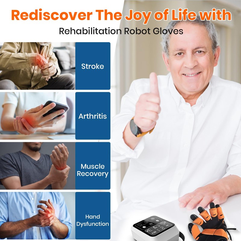 Rehabilitation Robot Glove for Stroke Recovery - Robotic Hand Therapy
