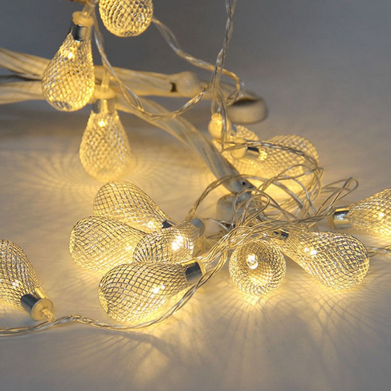 LED Ball String Light 20 Lamp Beads Waterproof Hollow Out