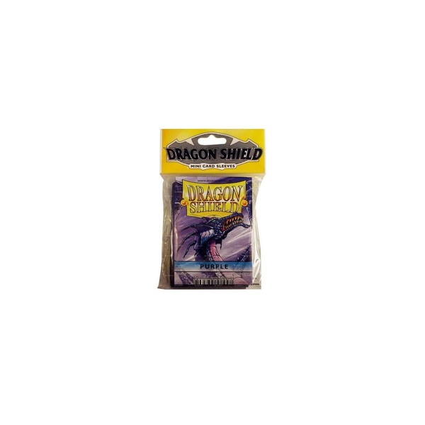 Arcane Tinman Sleeves: Mini Dragon Shield (10) Purple