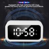 Multi Function Rechargeable Bluetooth Speaker Stereo Player LED Digital Alarm