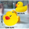 9 Yellow Rubber Ducks, Squeaking and Floating Classic Duckies, Bathtime