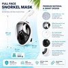 Full Face Snorkel Mask for Adults – Anti-Fog Wide View