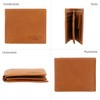 Gusti Leder Foster Men's Wallet, Genuine Leather Wallet with Coin