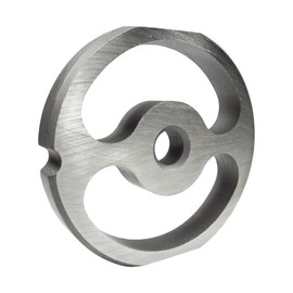 Grinder Plate #12 - Kidney W/ 2 Flat Edges