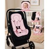 Infant Car Seat Insert with 3 Strap Covers, Reversible Car