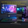 PCIE 4.0 X16 Extender 180 Degree 26GB/s 7.9in Long Gold