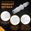 HARFINGTON 2pcs 1/4" to 5/16" Plastic Hose Barb Fitting Metals