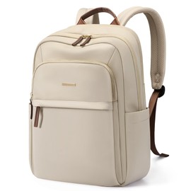 GOLF QUALITY Hiking Travel Backpack for Women Casual Business Weekender Multilayer Laptop Bag,16 Inch,Apricot