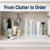 Adhesive Storage Rack for Bathroom Organization – Slim Plastic Wall-Mount