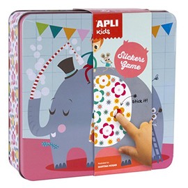 APLI Apli14534 Design By Martina Hogan Sticker Game in Tin Box