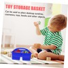 DOITOOL 2Pcs Portable Classroom Storage Basket with Handle Capacity Art
