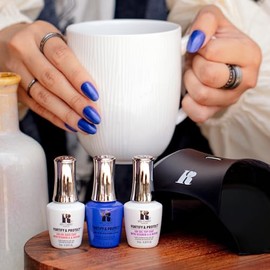 RC Red Carpet Manicure Capa Base en Gel LED 9 ml, Fortifica y Protege