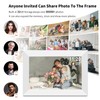 ybest Frameo 10.1" Digital Picture Frame White, Smart WiFi Digital