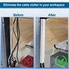 Cable Management Under Desk J Channel - Neat and Easy
