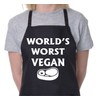 Print4U World's Worst Vegan Funny BBQ Baking Cooking BBQ Apron