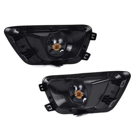 GRAND ORANGE Front Bumper Driving Fog Light Lamps Compatible with Chevy Colorado 2015 2016 2017 2018 2019 with Switch & Wiring Smoke Lens 1 Pair