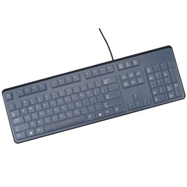 Keyboard Cover for Dell KB212-B & Dell KB4021 2GR91 Keyboard, Dell KB212-B KB4021 2GR91 Keyboard Accesseries, Dell KB212-B Keyboard Skin Protector - Clear