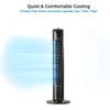 EZ-CHILL 32" 3-Speed Oscillating Portable Tower Fan, 90 Degree Oscillation,
