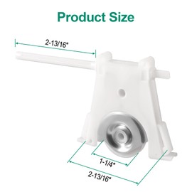 1997310 Lower Sliding Screen Door Rollers Assembly for Andersen Gliding Screens(1991 to Present) #1997310 Screen Door Rollers Replacement (2 Pack)