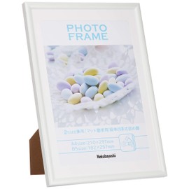 ナカバヤシ(Nakabayashi)樹脂製（PVC）フォトフレーム A4判/B5判 ホワイト ﾌ-TPS-401-W