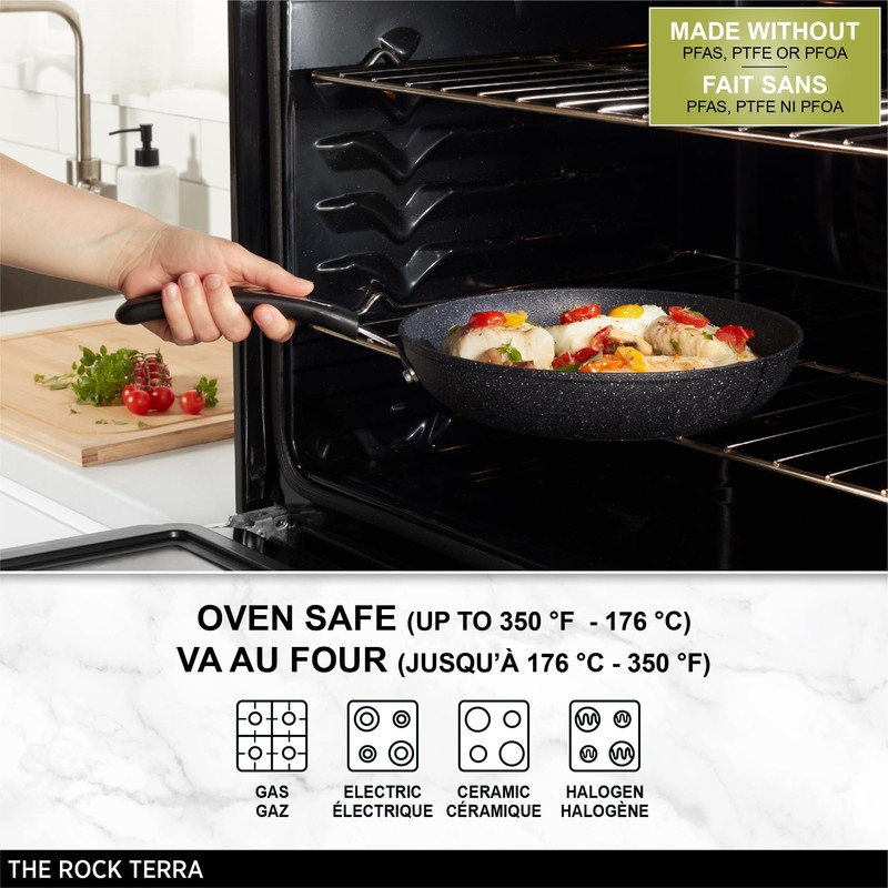 Starfrit The Rock Terra 30cm (12'') Ceramic Non-Stick Deep Fry
