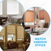 SATUY 24 Pcs 3.25 Inch Valance Clips, Clear Plastic Valance