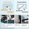 ECCPP Sunroof Sunshade Shade Curtain Cover Replacement for 2007-2014 Fit