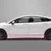 G-PLUS Primed Exterior-Rocker Panel Molding Trim Compatible With 2013-2018 Ford
