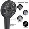 Round Large panel Showerhead with hose, High pressure 4-function shower