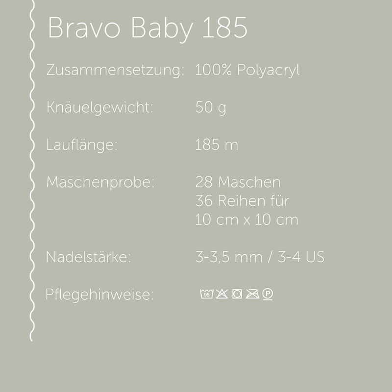 Schachenmayr Bravo Baby 185, 50G Confetti Handstrickgarne