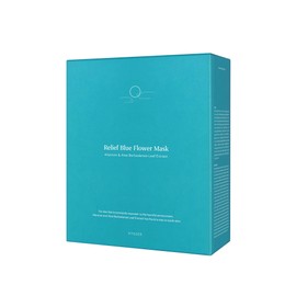 HYGGEE [HYGGEE]Relief Blue Flower Mask (10ea)