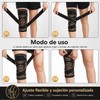 Rodilleras Gym 2 Piezas, Compresión Ajustable (Estilo A, Amarillo, L)