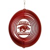 SWEN Products Arkansas Razorbacks Circle Swirly Metal Wind Spinner