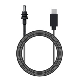 Oreilet USB-C to DC Power Cable 32.8ft/10m for Mini Dish, PD Protocol, IP68 Waterproof, Black