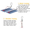 Multifunction Resistance Training 4 Tube Home Gym Equipment Ankle Puller