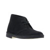 Clarks womens Desert Boot., Black Suede, 8.5
