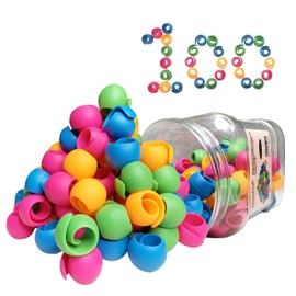 HimaPro Silicone Thread Spool Huggers - Prevent Thread Tails from Unwinding - No More Loose Ends -(100 PCs in a Bucket)