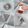Beleeb 13 x 15 Undermount Bar Sink Workstation, 18 Gauge