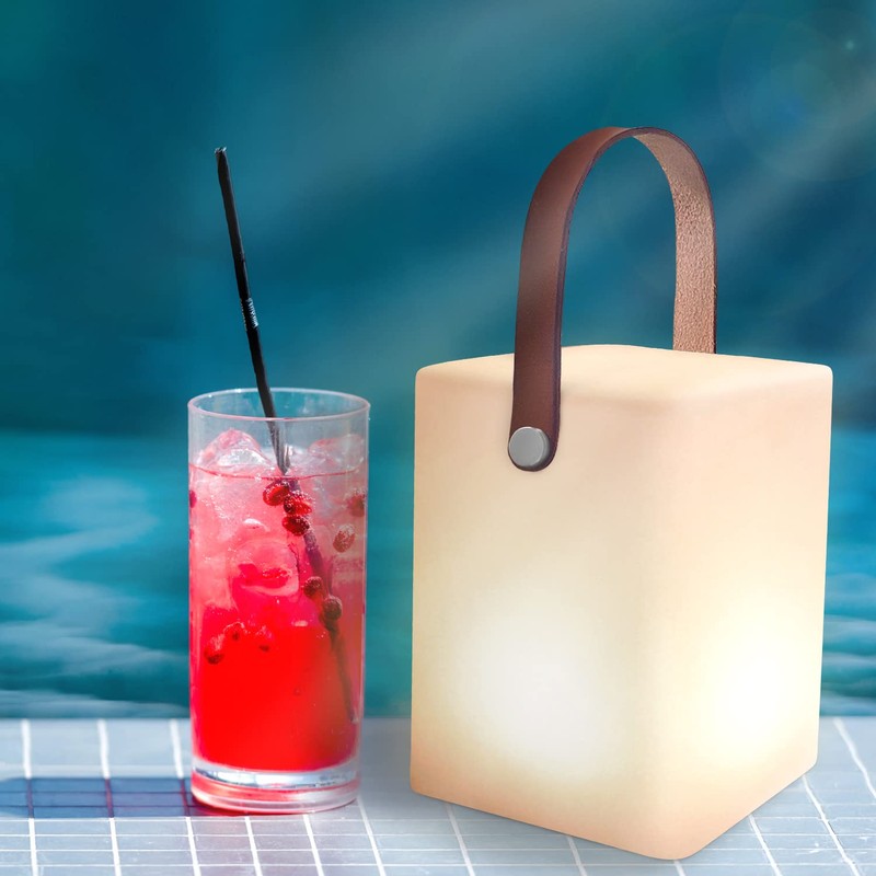 Outdoor Table Lamp with Remote Control, Warm White, 8 Colours,
