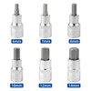 DAKCOS Hex Bit Socket Set 1/2" Drive 6 Pieces Allen