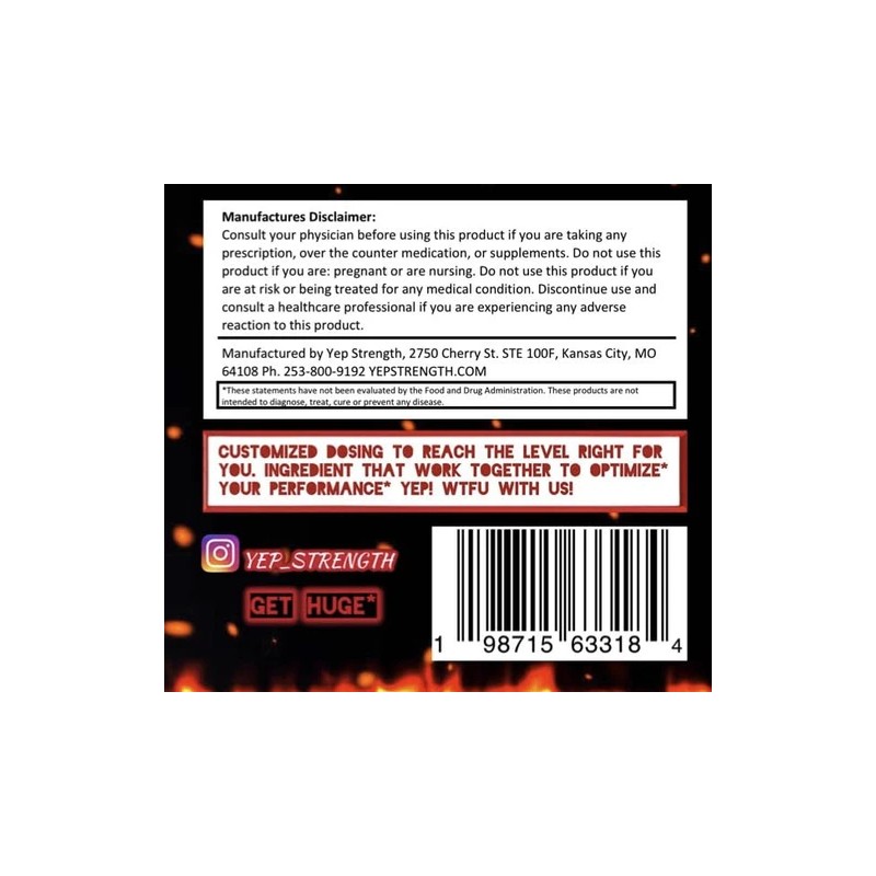 YEP Wake The Faith Up Advanced Pre-Workout - Strawberry Raspberry