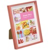 KING 815125 JWC-2L-PK Photo Frame, Wooden Frame, 2L, Pink